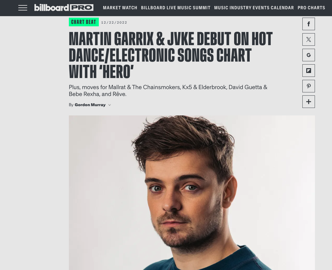 Hero. Martin Garrix and JVKE